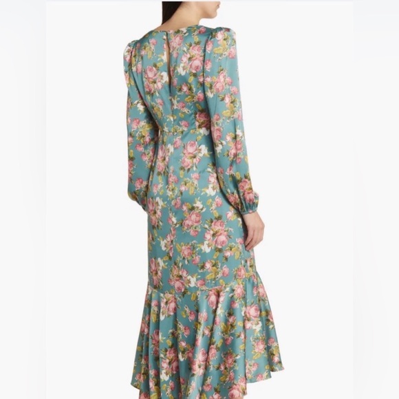 ASTR the Label Floral Print Long Sleeve Midi Dress - Picture 2 of 2